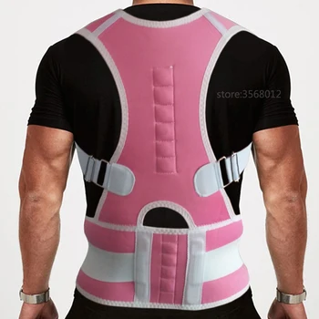 

Magnetic Back Support Brace Shoulder Straps Belt Back Corset for Men Heavy Lift Work Lumbar Support Belt Posture Corrector Belt
