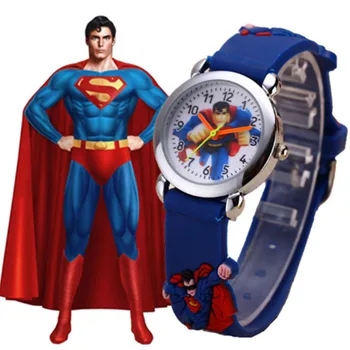 

Kids Watches Boy Girl Superhero Children Wrist Watch reloj Cute Cartoon Child Silicone Clock Baby Montre Enfant relogio infantil