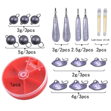 

Universal lead head 1set 2g 2.5g 3g 4g 5g Lead Weight crank hook jig head Soft Lure Worm Bait Fishing Tackle Accessories pesca