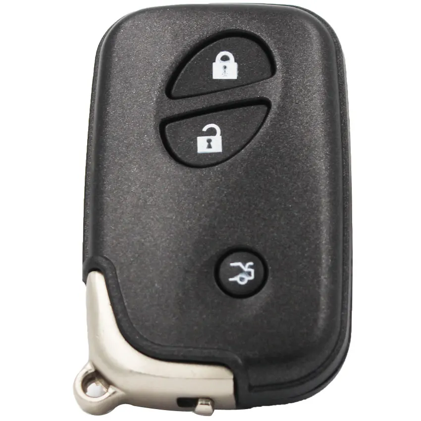 

3 Button Replacement Smart Remote Key Shell Case Housing For Lexus IS250 IS350 ES350 GS350 LS460 GS430 LX570 + Small Key Blade