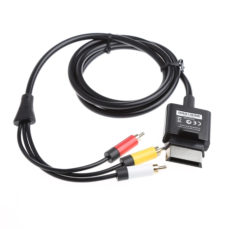 RCA Audio Video AV Composite Cable Cord For Microsoft Xbox 360 Slim 1.8M/6FT | Электроника