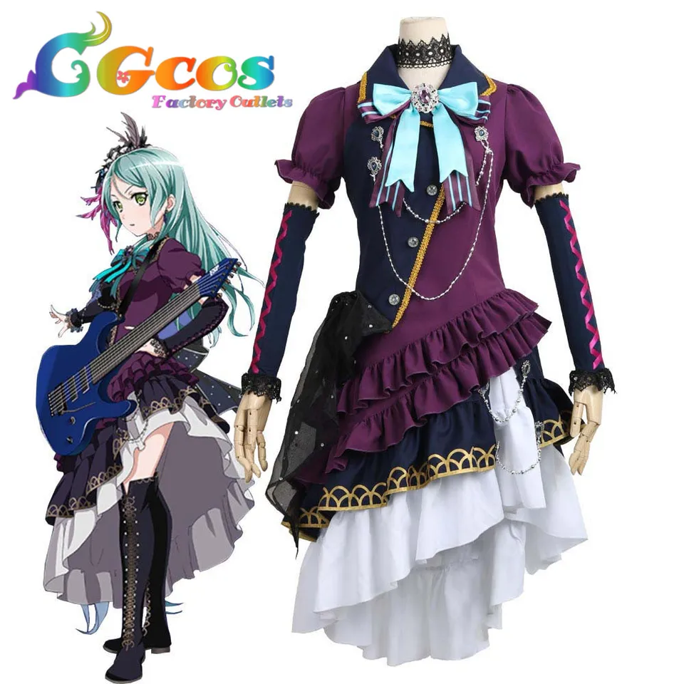 Cgcos Free Shipping Cosplay Costume Cos Bang Dream Black Shout