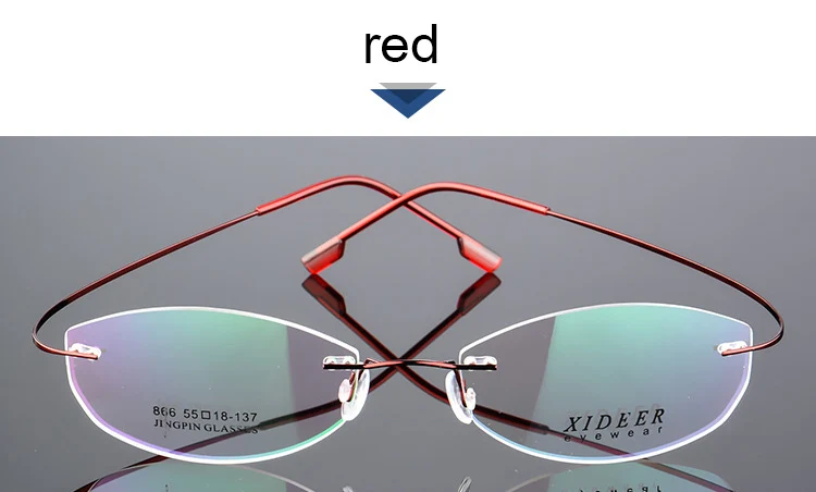 Оптические очки, оправа для мужчин и женщин, овальные компьютерные очки без оправы, легкие титановые очки с памятью, прозрачное защитное стекло Z866