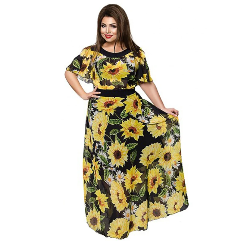 Aliexpress.com : Buy 2018 Women Plus Size Clothing Summer Beach Dress ...