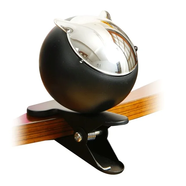 Ashtray for clamping ashtray with chrome-plated lid Fashion Metal Ashtray Belt Clip Ktv Personalized Large Ashtray With Lid