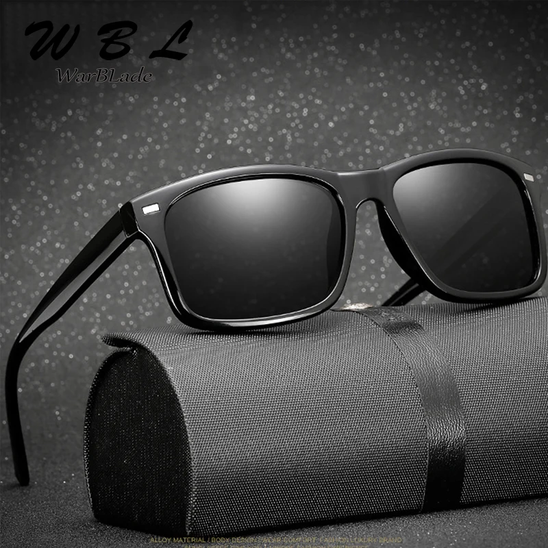 

WarBLade Men Polarized Sunglasses Women Brand Designer Retro Vintage Driving Sun Glasses Male Sunglass Mirror 2019