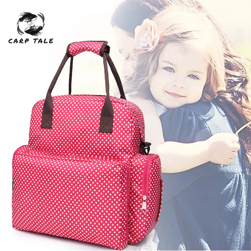

Nappy Backpack Bag Mummy Large Capacity Bag Mom Baby Multi-function Waterproof Outdoor Travel Diaper Bags For Baby Care