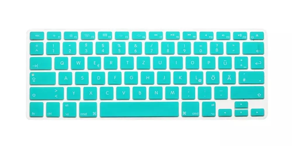 Немецкий силиконовый чехол для клавиатуры US версии Apple Macbook Pro Retina 13 'ཋ'' A1466