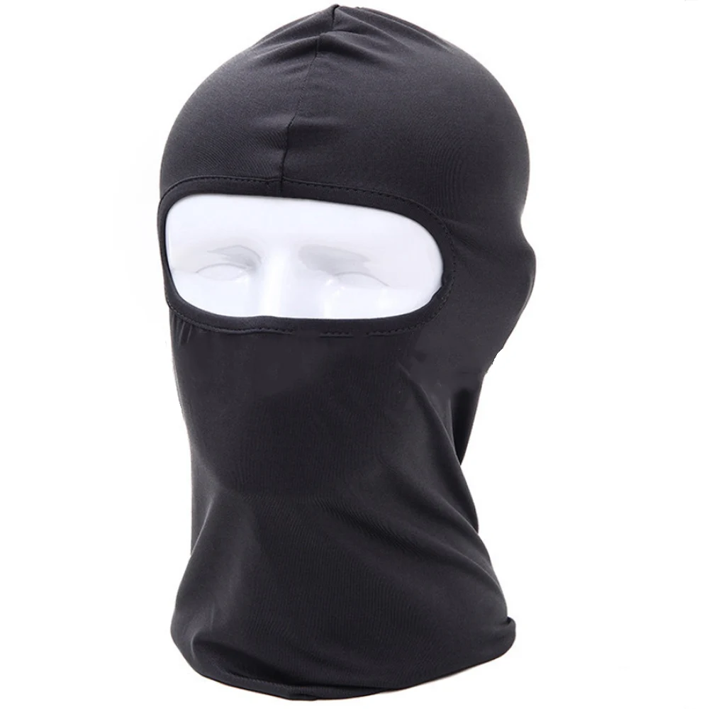 10 шт. альпинистские уличные спортивные маски для велосипеда ветрозащитная хлопковая маска для лица защита шеи головные уборы ниндзя - Цвет: Black