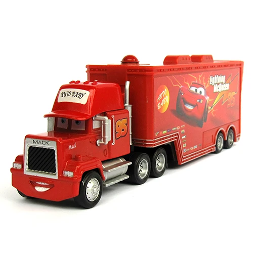 1:55 Disney Pixar Cars 2 3 Toys Lightning McQueen Jackson Storm Mack Uncle Truck Diecast модель автомобиля игрушка
