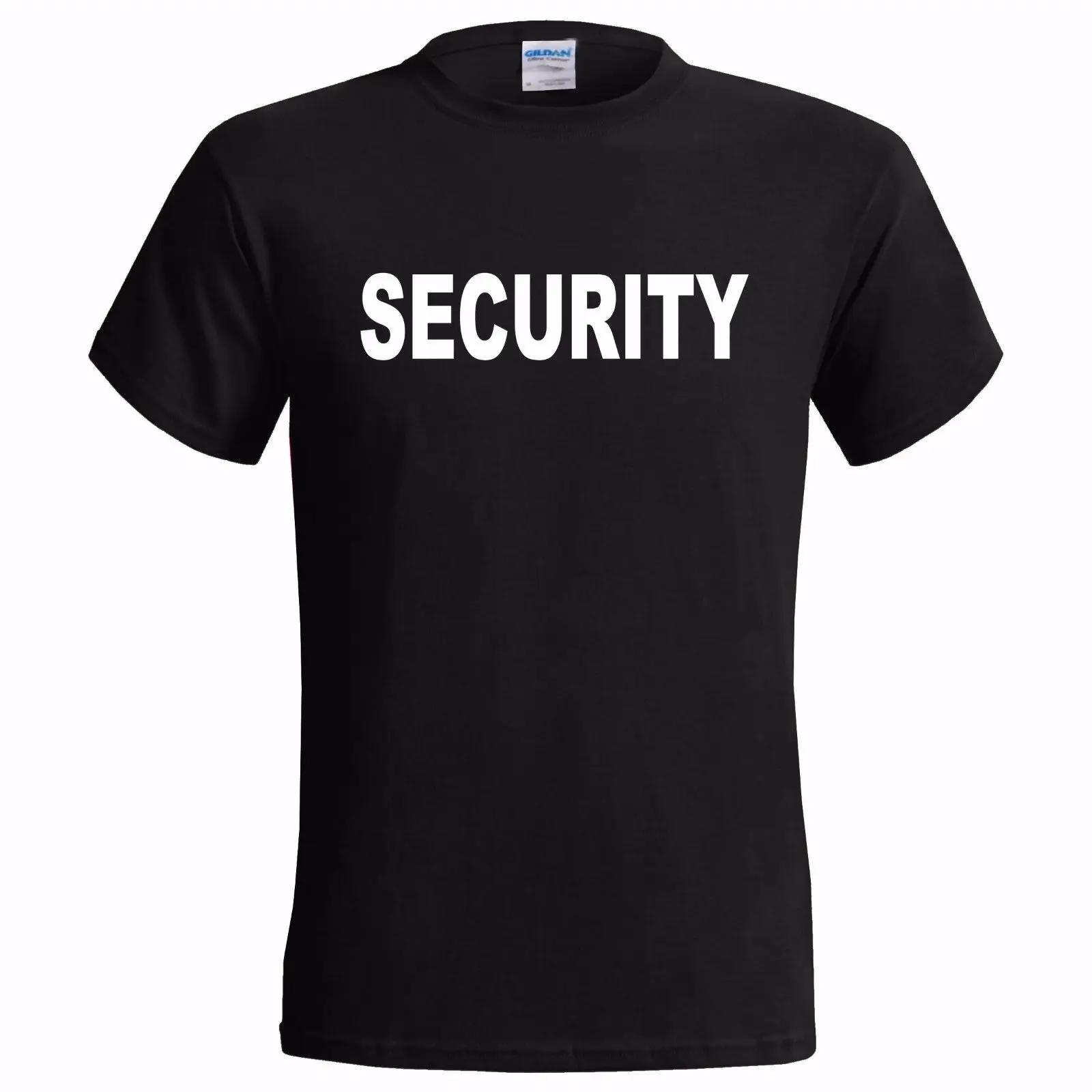 Мужская футболка с надписью SECURITY дешевая оптовая продажа футболок принтом |
