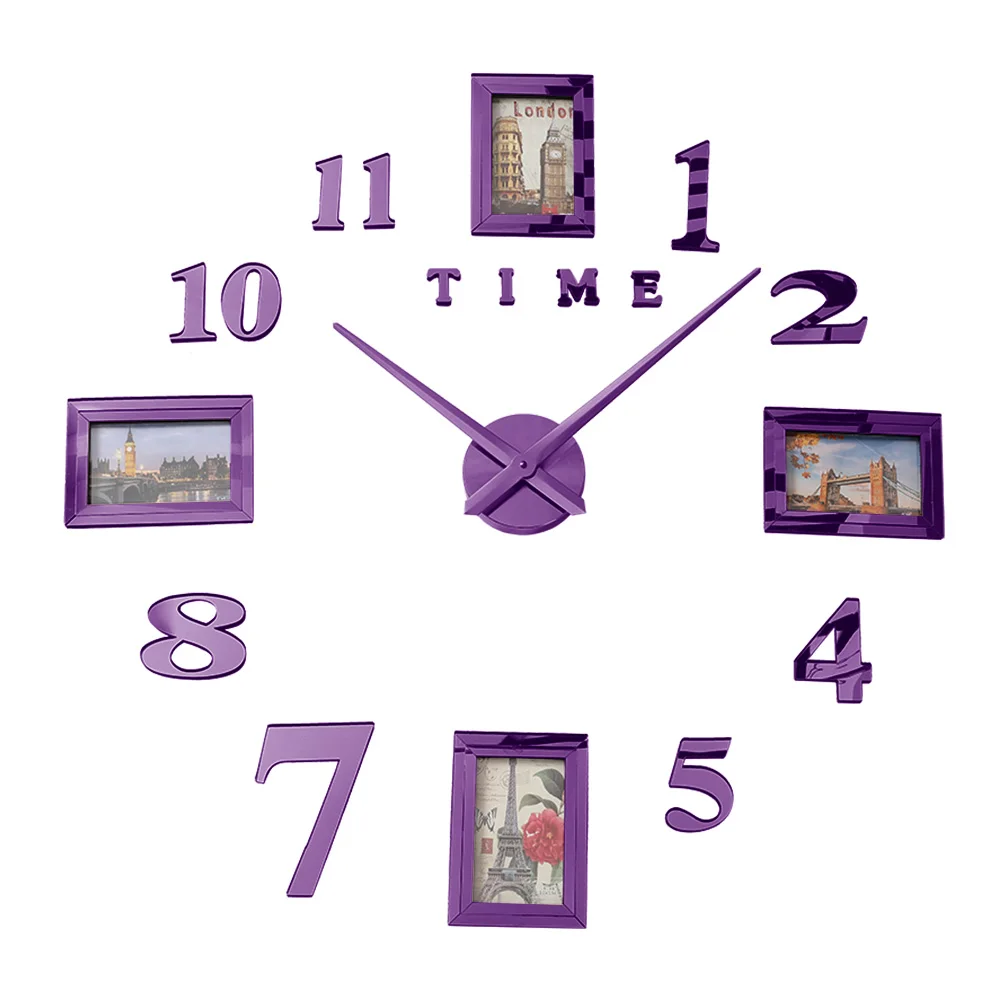 Фоторамка Saat настенные часы Horloge Reloj De Pared Duvar Saati Relogio Parede Klok современный дизайн 3d