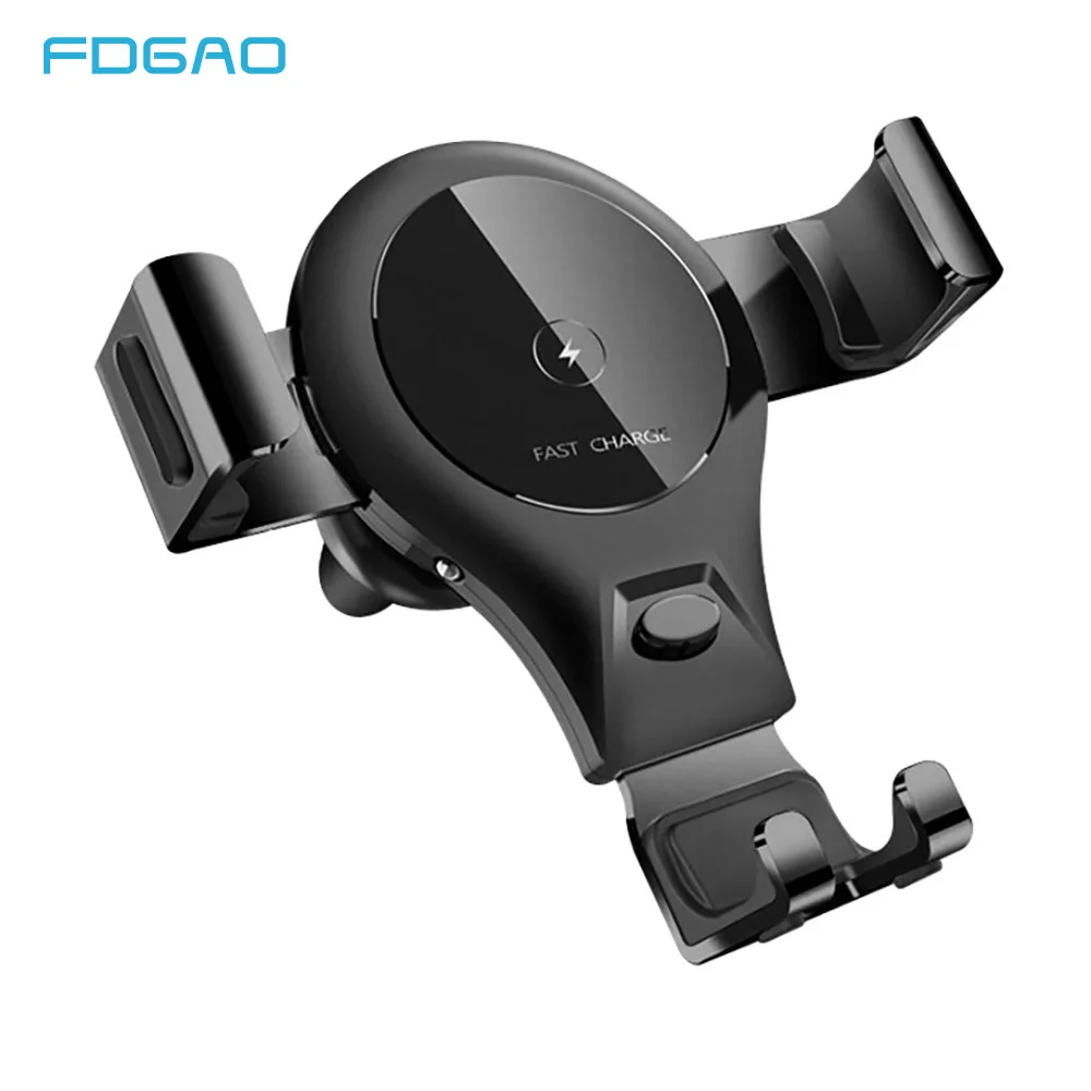 

FDGAO Gravity Induction Car Qi Wireless Charger For iPhone XS Max X XR 8 Fast Charging Air Vent Phone Holder For Samsung S9 S8