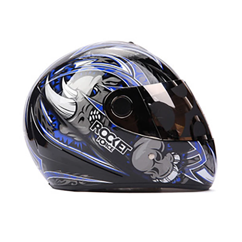 

Brand Tanked Morden Many Color Motorcycle Helmet Full Face Dot Graffiti Skeleton Cascos Para Moto S/M/L T-108