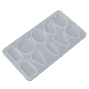 

Silicone Mold DIY Jewelry Making Necklace Pendant Molds Handmade Crafts Geometric Shape Professional Epoxy Resin Gifts