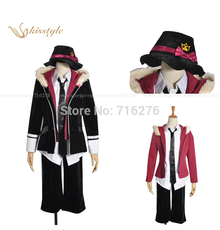 

Kisstyle Fashion Anime Diabolik Lovers Sakamaki Laito Cloth Uniform Cosplay Costume