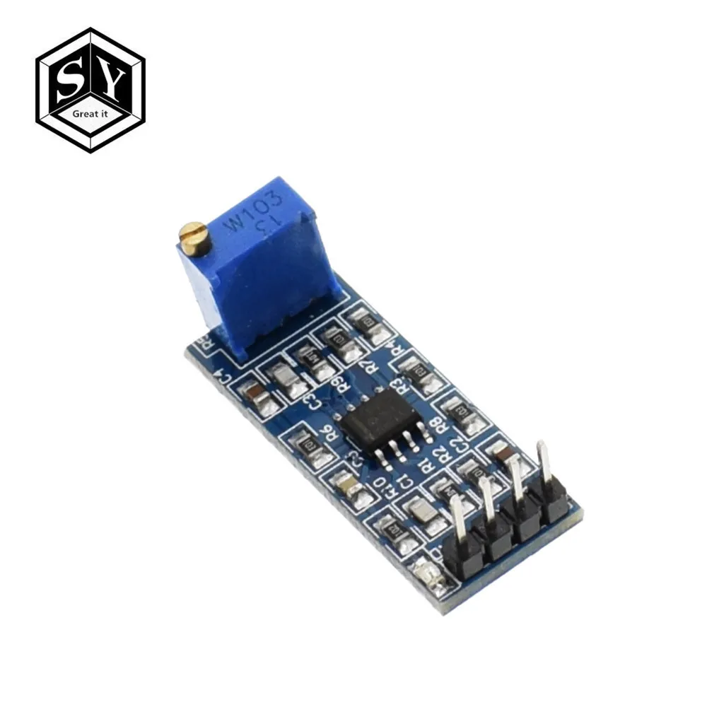 1PCS Great IT LM358 100 Times Gain Signal Amplification Amplifier
