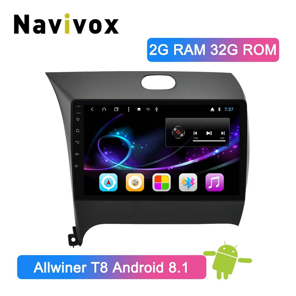 

Navivox Android 8.1 Car DVD GPS Player For Kia CERATO K3 FORTE 2013 2014 2015 2016 Multimedia Head Unit GPS Navigation Bluetooth