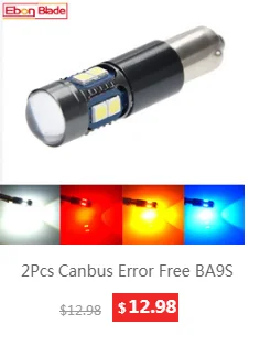 2 шт. оранжевый Янтарный 4SMD+ XBD 5 Вт Canbus ОШИБОК BA9S BAX9S BAY9S светодиодные лампы для парковки T4W H6W H21W для автомобильного освещения 12 В постоянного тока