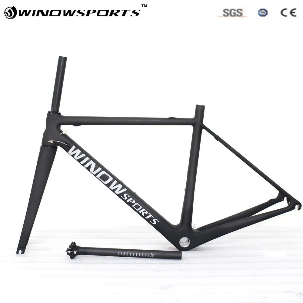 

2018 Super light Cheap Carbon Road Frame Size 44/46/48/51/54cm ud bsa carbon fiber road frame racing bike