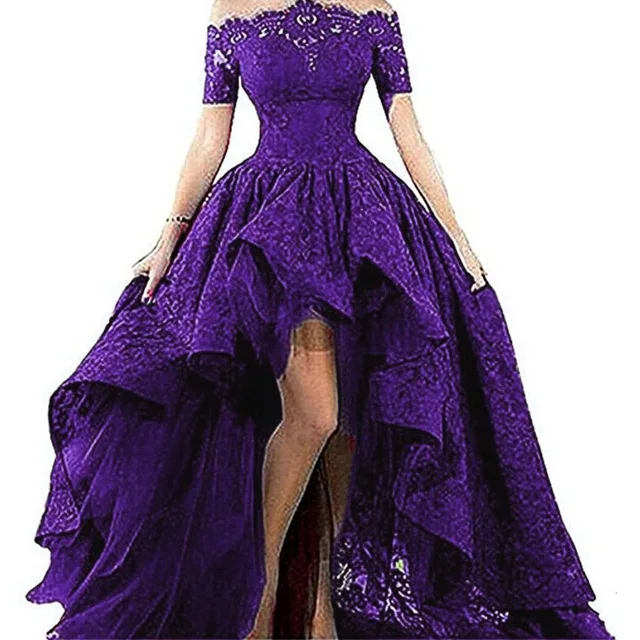 New-Real-Pictures-Hi-Lo-Prom-Dress-Short-Sleeve-Lace-Evening-dress-2017-Off-The-Shoulder.jpg_640x640 (2)