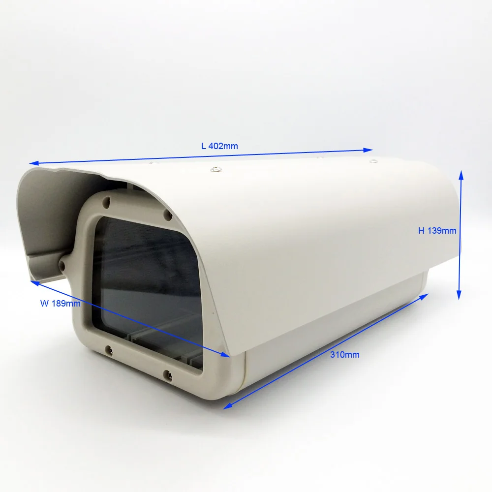 Охранная Камера видеонаблюдения наружная водостойкая пуля коробка для камеры алюминий+ абс корпус Чехол 402*189*139 мм