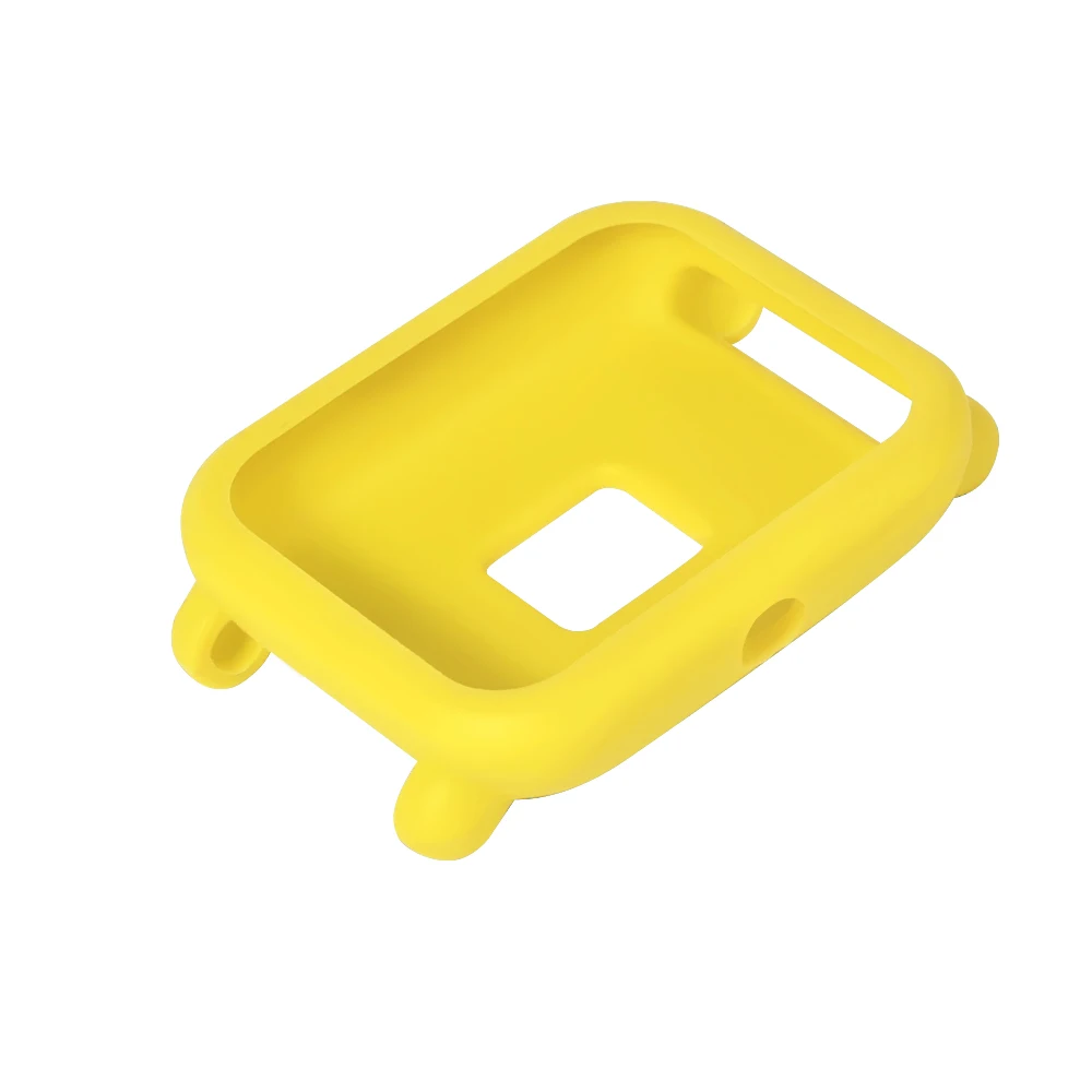 Силиконовый чехол для часов Xiaomi Huami Amazfit Bip BIT PACE Lite Youth, цветной сменный полный защитный чехол для amazfit bip - Цвет ремешка: Цвет: желтый