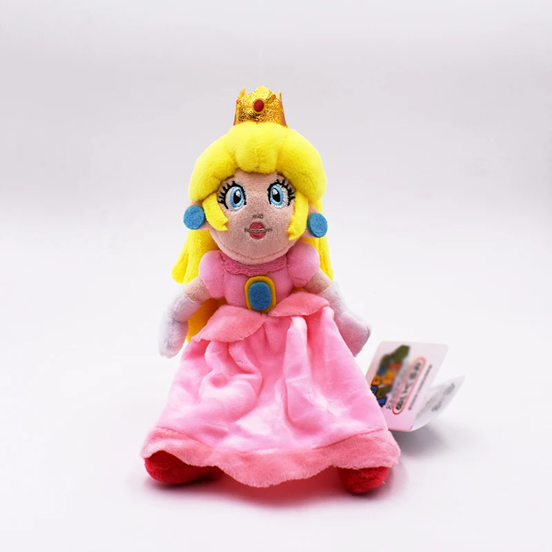 Сидя Персик принцесса розовый Плюшевая Кукла Kawaii " мультфильм животных Brinquedos детские игрушки подарок Juguetes отслеживания