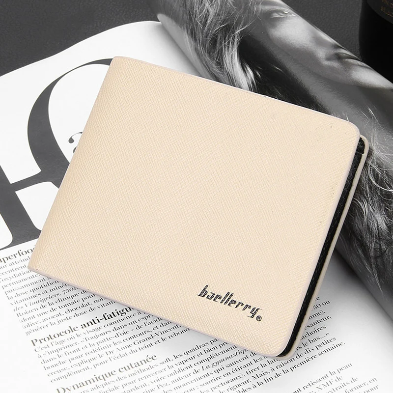 

2017 New Vintage Designer Leather Mens Slim Wallet Male Small Mini Purse Money Clip Credit Card Dollar Price 3065