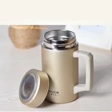 Фильтр из нержавеющей стали кружка Бизнес офисные Кофе Чай молоко Термальность утепленная