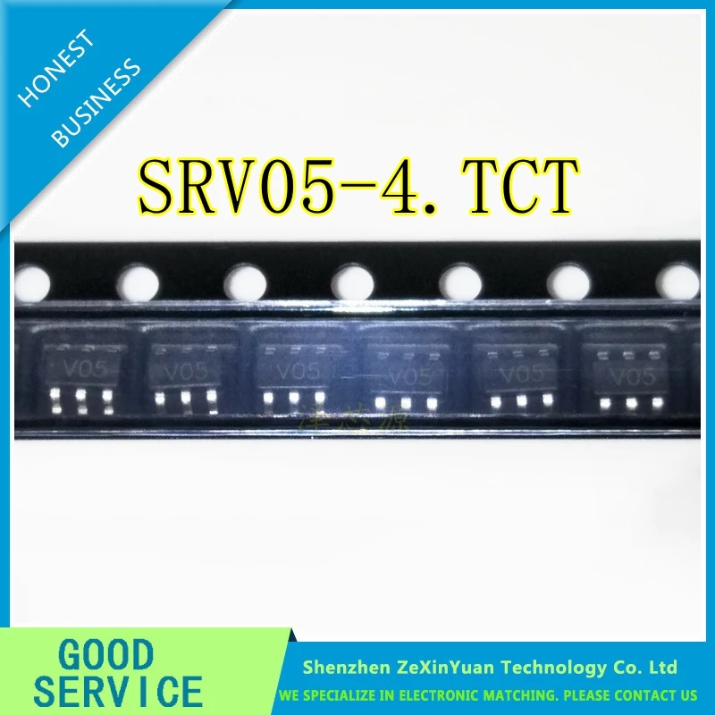 

20 шт. SRV05-4.TCT SRV05 Код: V05 SOT23-6 TVS