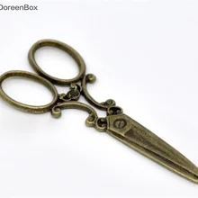 Doreen Box Lovely 20 бронзовый тон Ножницы Шарм Подвески 6x2,5 см(B11704
