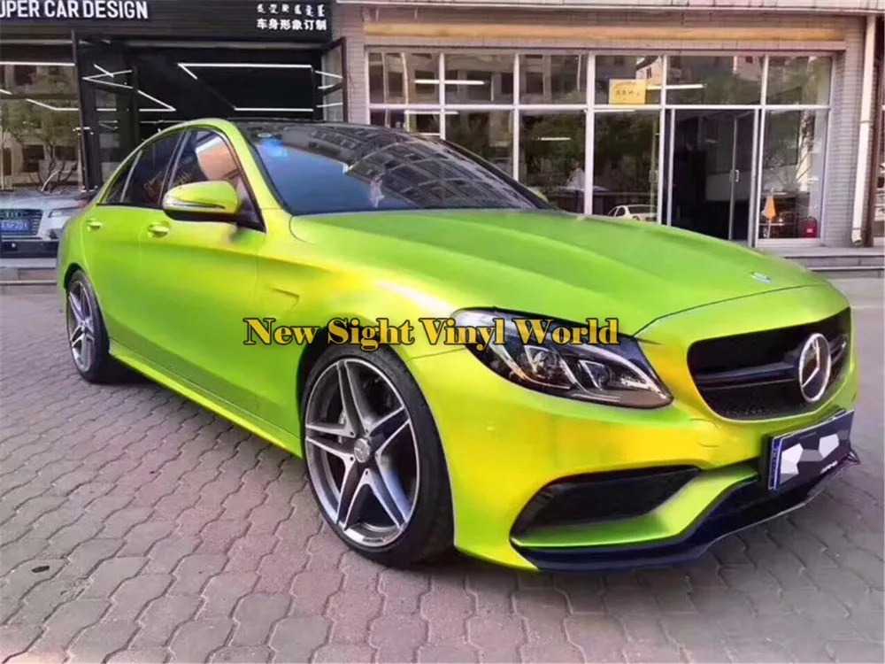 Top Quality Matte Vinyl Wrap Car Black Blue Yellow Green White Air Bubble Free
