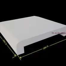 Дисплей ювелирных изделий белый браслет из заменителя кожи украшения для лотков Backplane ювелирные изделия фотографический фон Органайзер чехол 38*30*7,5 см