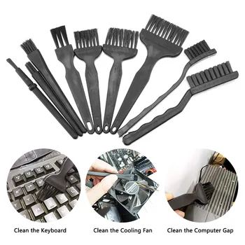 

9pcs Anti Static Brushes Kit for Cleaning Keyboard Computer Cell Phone Lab PCB Cleaning Tool,Plastic Keyboard Cleaner Brush