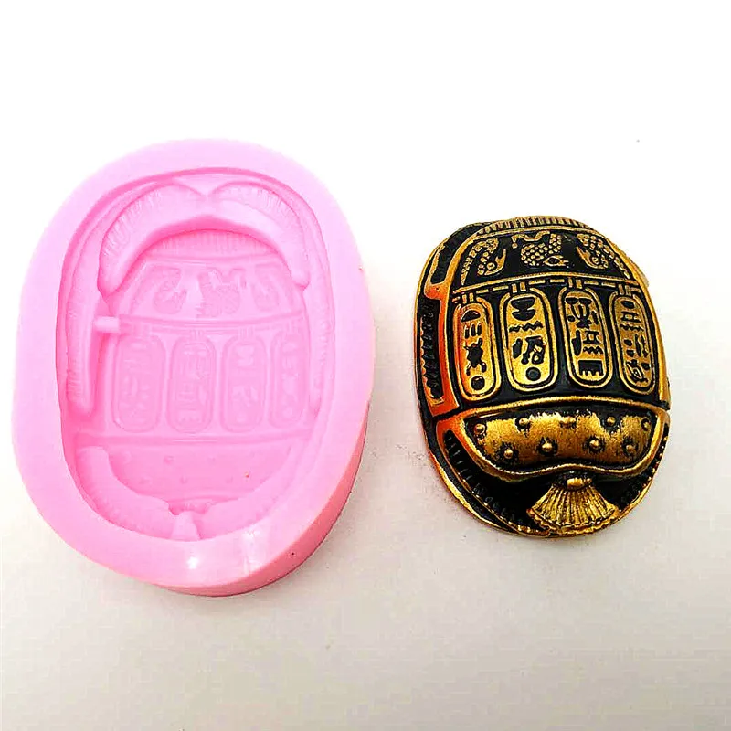 Античный Египетский амулет Scarab силиконовая форма для торта сделай сам