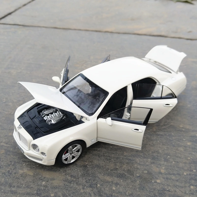 

Collectible 1:24 Diecast Static Car Models Alloy Vehicles Toys for Children mkd3 Luxury Die Cast Bentley Muzanne Birthday Gift