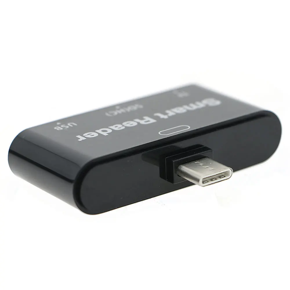 Тип C 3 в 1 USB 2,0/TF/(HC) слот для OTG смарт-карт ридер адаптер конвертер