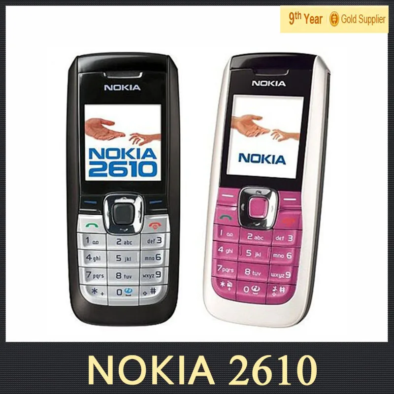 Cheap NOKIA 2610 Cell Phone Original Unlocked NOKIA 2610 GSM 900