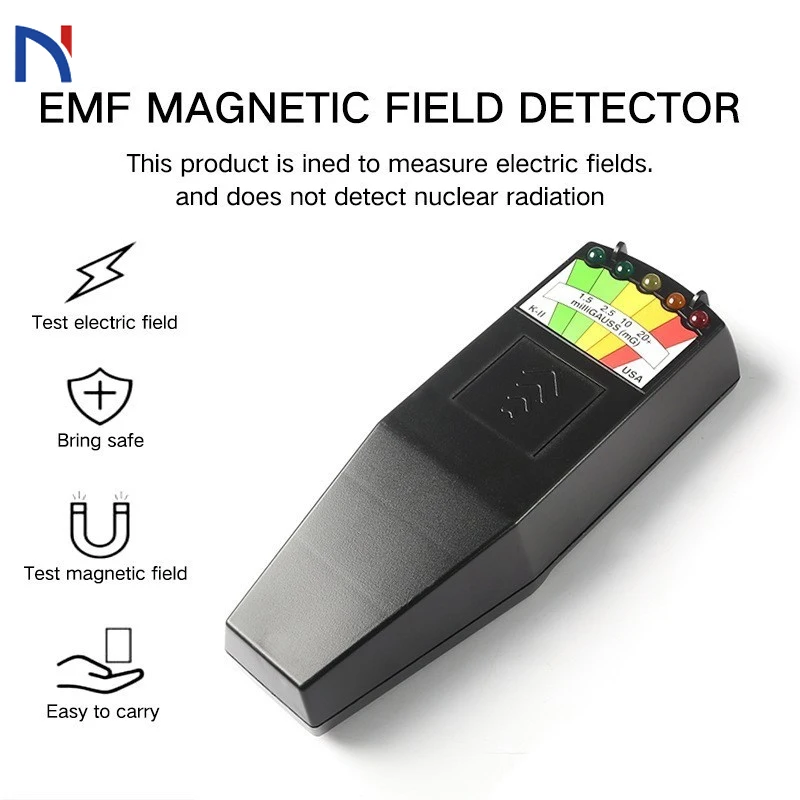 EMF измеритель электромагнитного излучения детектор портативный цифровой ЖК-Дозиметр Тестер для электрического поля излучения Ghost Meter EMF