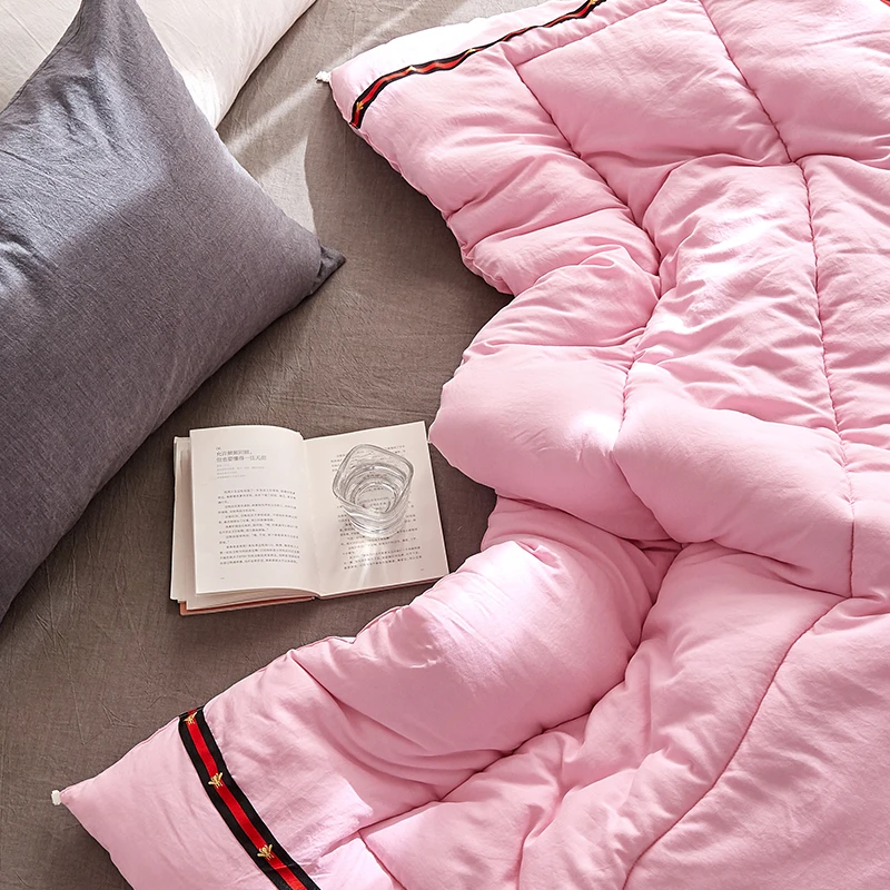 Шелковое Одеяло, шелк, одеяло, розовое одеяло, летнее и зимнее одеяло, наполнитель тутового одеяла, натуральный шелк, король, королева, двойной размер