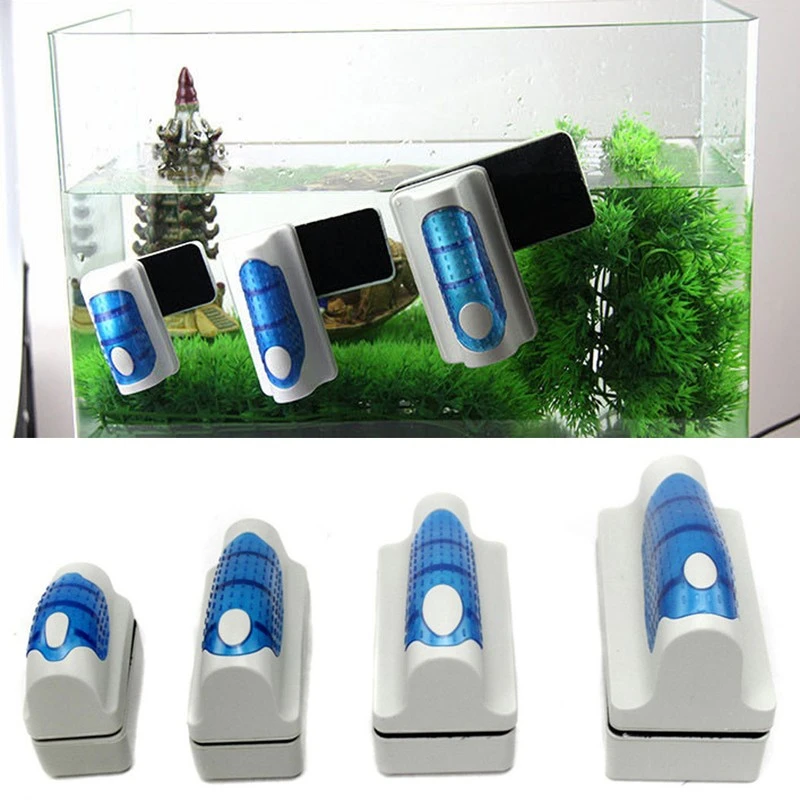 Brush Practical Floating Aquarium Fish Tank Ultra Glass Algae