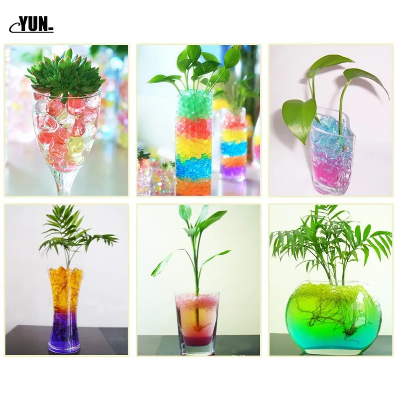 10000Pcslot Crystal Mud Hydrogel Crystal Soil Outdoor Water Beads Vase Soil Grow Magic Balls Home Kid's Toy Decorat 8DYQ003 (3)