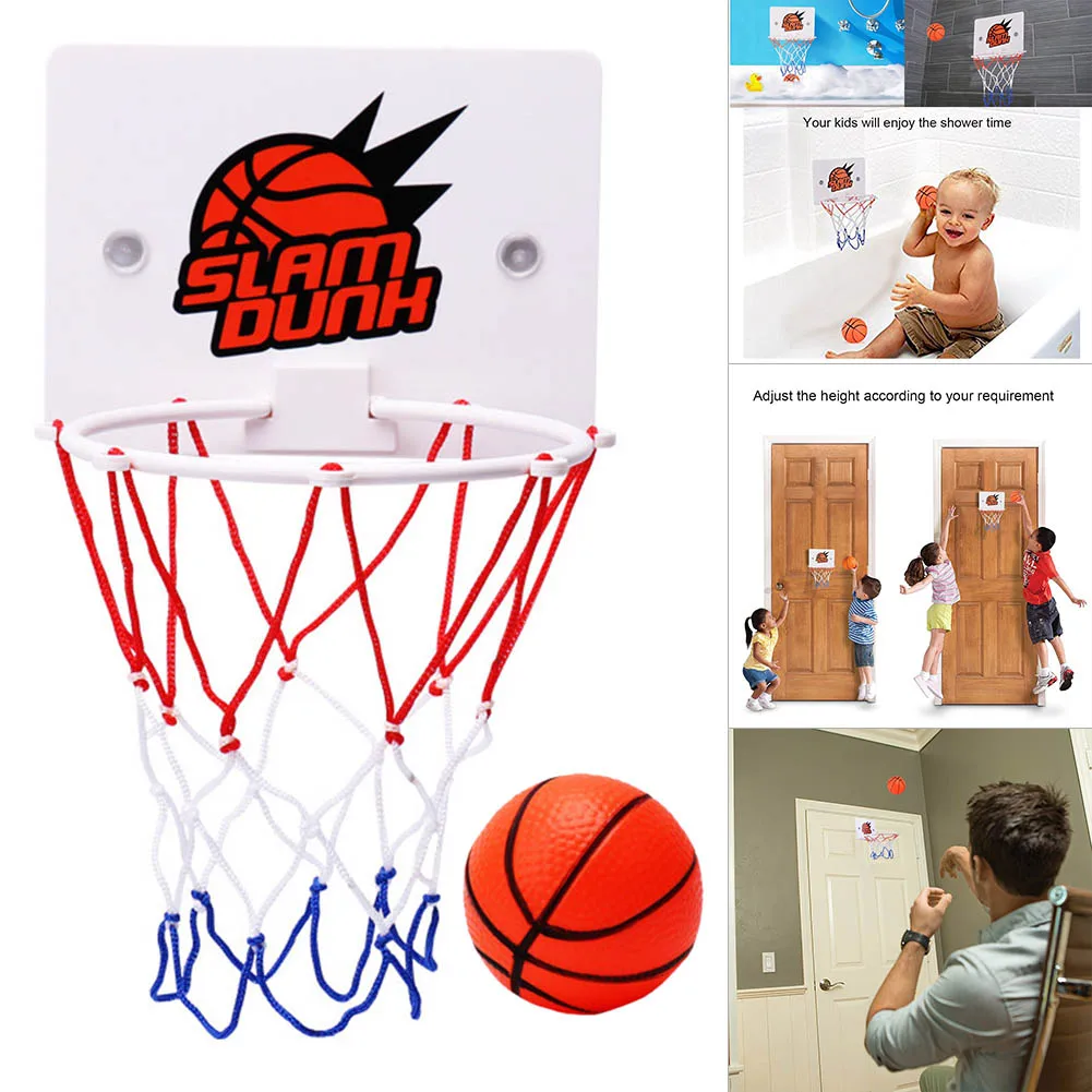discount  2020 Portable Funny Mini Basketball Hoop Toys Kit Indoor Home Basketball Fans Sports Game Toy Set F
