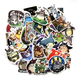 50 шт./лот японский фильм Мой сосед Тоторо милые канцелярские наклейки для автомобиля ноутбук тетрадь Стикеры для багажа Холодильник
