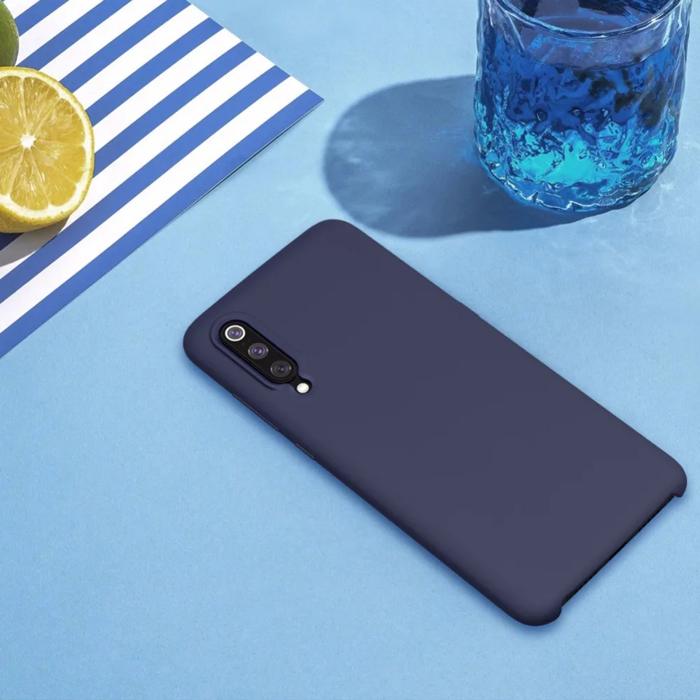 NILLKIN Flex чистый жидкий силиконовый чехол для Xiaomi mi9/mi9 Explore ore прозрачная версия против отпечатков пальцев Мягкая задняя крышка