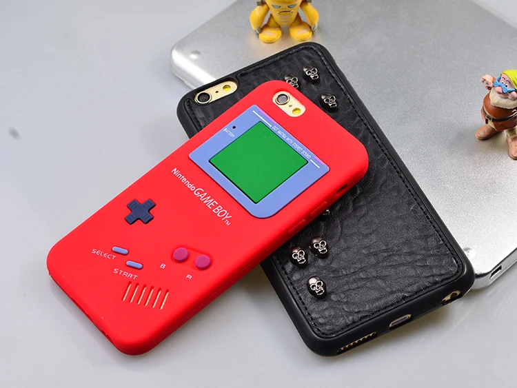 Retro Game Boy silicona para iPhone X 6 s/7/8 más suave TPU Capinha Juegos de Ingenio consola para iPhone X 6 S 7 8 más Retro Game Boy silicona para iPhone X 6 s/7/8 más suave TPU Capinha Juegos de Ingenio consola para iPhone X 6 S 7 8 más