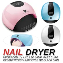 Синий Гель-лак для ногтей USB лампа для маникюра ЖК-дисплей сушильные инструменты для ногтей Сушилка для ногтей Светодиодный УФ-лампа