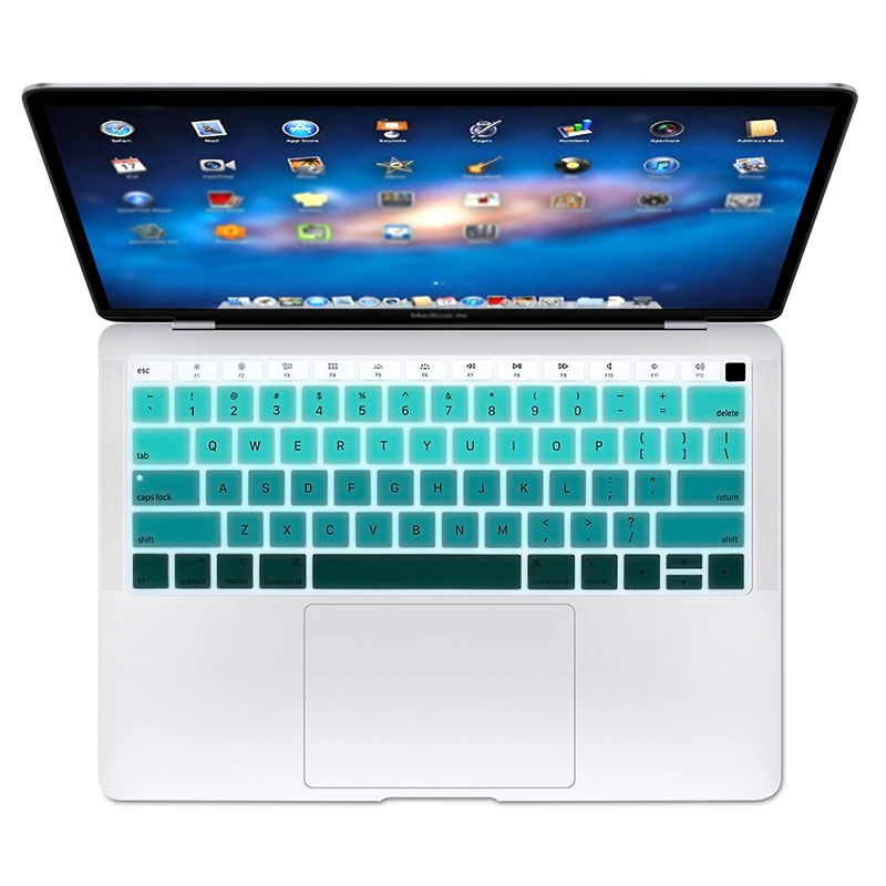 HRH-Waterproof-Silicone-English-Rainbow-Laptop-Keyboard-Cover-for-MacBook-Newest-Air-13-2018-Release-A1932 (1)