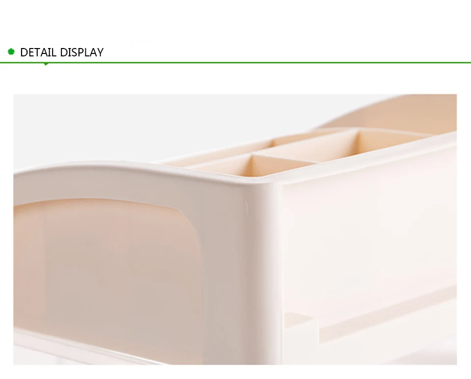 Новая многослойная коробка для хранения, органайзер для ящика, косметический Чехол, пластиковая настольная шкатулка, прямоугольная коробка для ювелирных изделий, глянцевая
